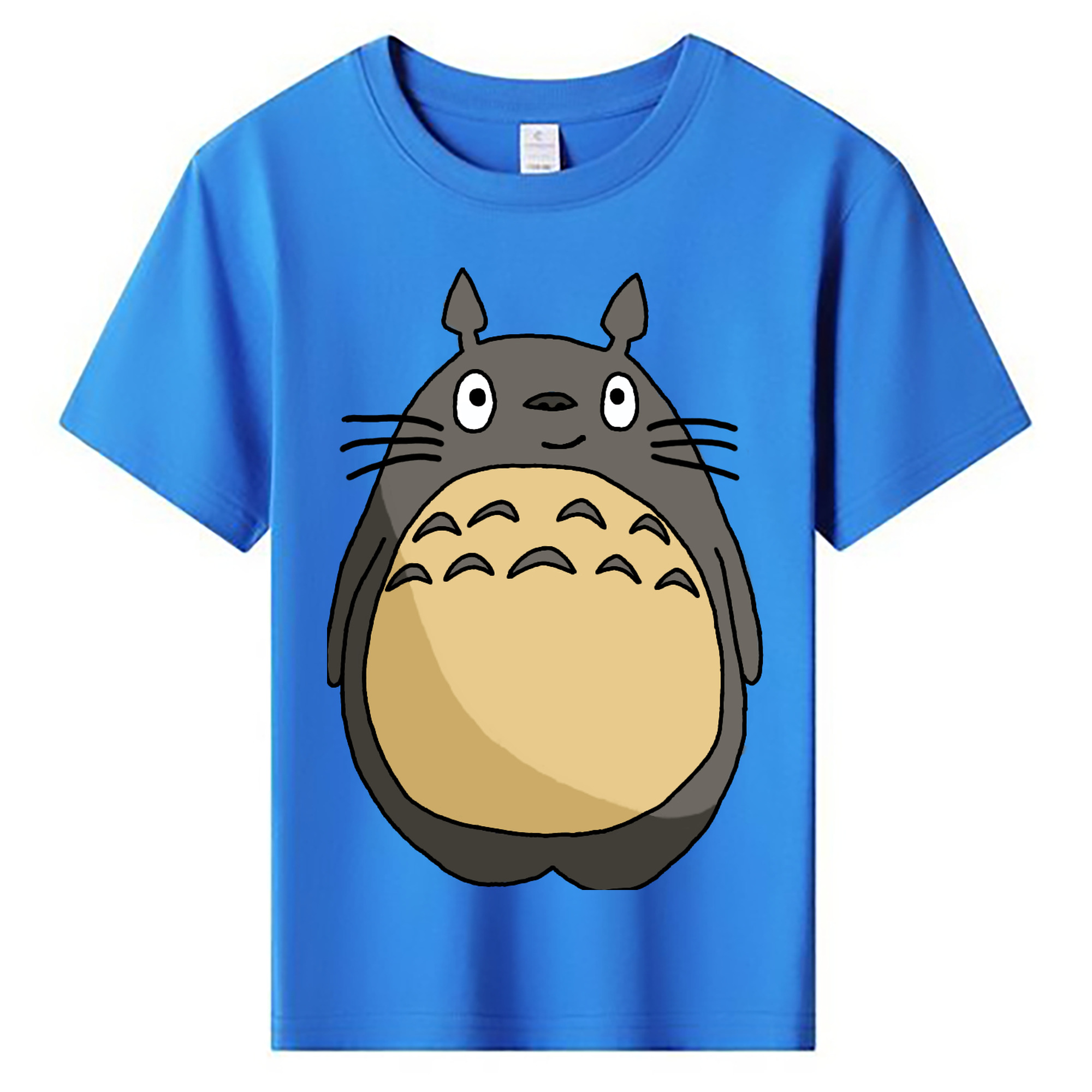 （画像用） となりのトトロ 草壁メイ 草壁サツキ My Neighbor Totoro Satsuki Kusakabe Mei Kusakabe 綿100％キッズTシャツ（フロントプリント）